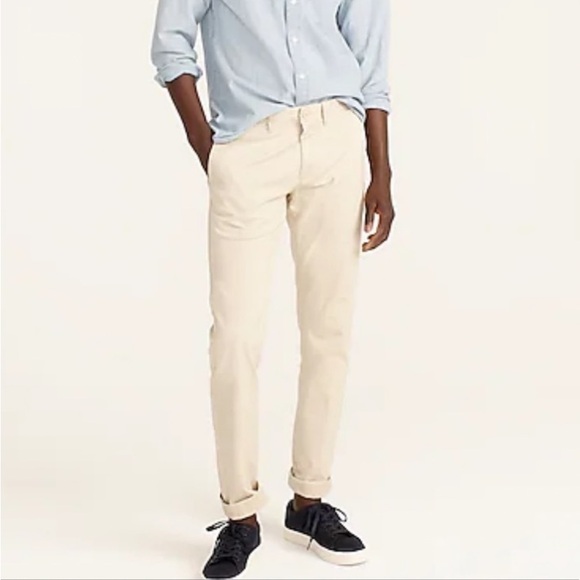 J. Crew Other - NWT J. Crew 484 Slim Stretch Mens 31 x 34 Tan Beige Chino Khakis Casual Pants